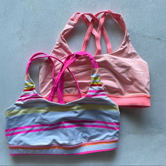 lululemon | Energy Bras Bundle of 2 - Size 8